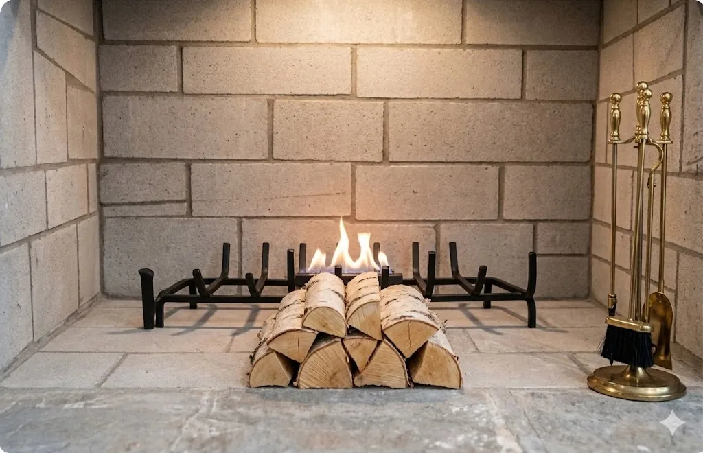 Fireplace Cleaning after